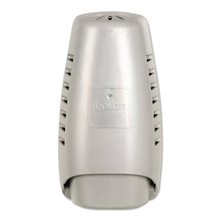 Renuzit Wall Mount Air Freshener Dispenser, 3.75 x 3.25 x 7.25, Silver, PK6 04395CT